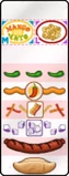 Maggie's order during Cinco de Mayo in Papa's Hot Doggeria To Go!