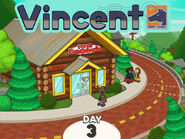 Vincent outside