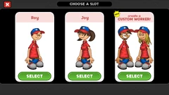 Worker selection screen in-game