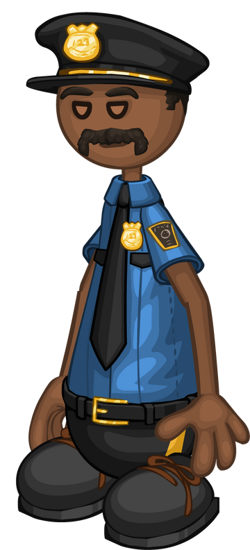 Papa's Hot Doggeria Day 77: Officer Hank 