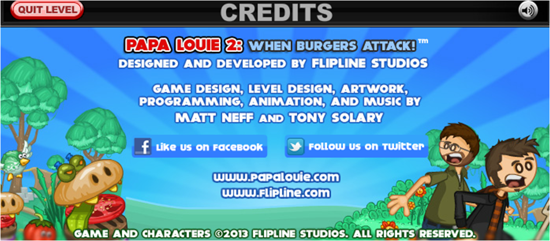 Papa Louie: When Burgers Attack DS, Flipline Studios Fanon Wiki