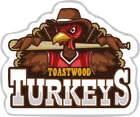 Toastwood Turkeys Sticker