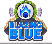 Blazing blue