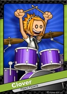 Clover, the drummer
