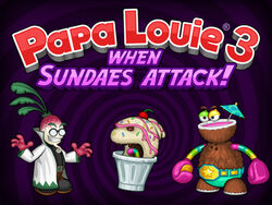 Lets Play Papa Louie 3: When Sundaes Attack Part 1 