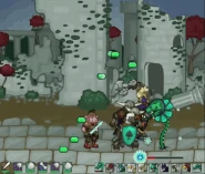 A Marshtrap attacking soldiers