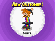 Xandra's new look in Papa's Bakeria