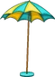 Furni luau umbrella