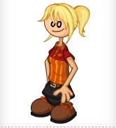 Maggie’s pose on the Character Select in Taco Mia!