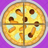 Hope's order during BavariaFest in Papa's Pizzeria HD