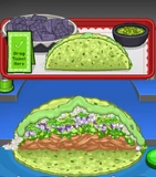 Skyler's order during St. Paddy's Day in Papa's Taco Mia HD