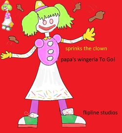 Papa's Donuteria To Go! Rank 3 Unlock Sprinks the Clown + Long