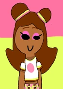 Liezel (Pink and Light Green Background)