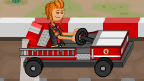 Ember's firefighter go-kart