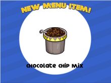 Unlock chocolate chip mix