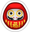 Daruma Sticker