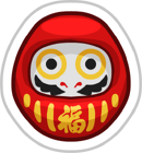 Daruma Sticker
