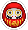 Daruma Sticker