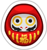 Daruma Sticker