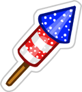 Candy Rocket Sticker