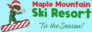 Her cameo on a billboard promoting the Maple Mountain Ski Resort.