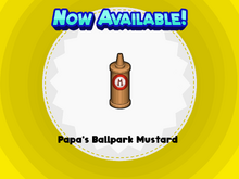 Papa's Ballpark Mustard