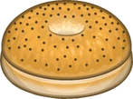 Bagel Bun (Transparent)