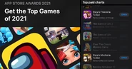 End of Year 2021 App Store charts