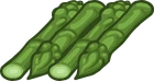 Sushiria Asparagus (Transparent)