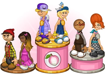 Hakuto Division podium