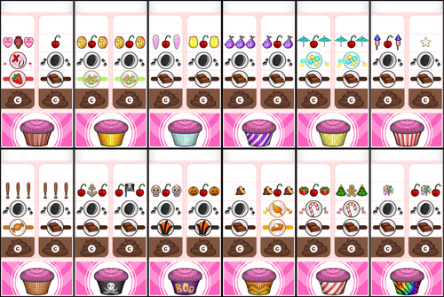 My order tickets throughout the holidays for Papa's Cupcakeria HD as a  closer : r/flipline