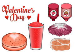 Cluckeria Valentine's Day Holiday Ingredients