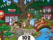 幸运祭典期间的樱花湾