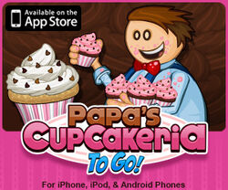 Papa's Cupcakeria To Go Rank 43:All Comet-Con Toppings Unlocked 