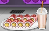 Duke Gotcha's order during Maple Mornings in Papa's Sushiria