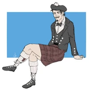 Scottish Jojo by Marcha Patricia / @/mayumixjojo on twitter