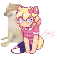 Prucheems.png (660 KB) Prudence as the Cheems Doge By RickaZchan