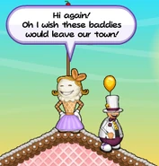 Betty Pecan's dialogue if the player returns to her