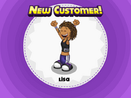 Lisa unlocked in Papa's Cheeseria