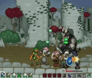 A Petrahorn attacking soldiers