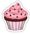 Cupcake Sticker