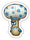 Blue Shroom Sticker