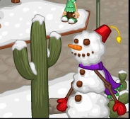 A snow Cookie Doughman