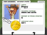 Peggy's profile in Pizzeria