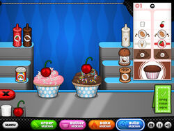 Papa's Cupcakeria HD - All Standard Toppings Unlocked 