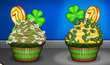 Skyler's order during St. Paddy's Day in Papa's Cupcakeria To Go!