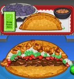 Mary's order during Thanksgiving in Papa's Taco Mia HD