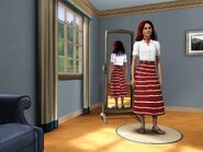 Sims 3 - Customer from Papa's Pizzeria - Bruna Romano