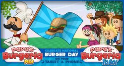 Papa's Burgeria HD  Part 1 - McDonald's or Wendy's? 
