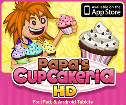 Papa's Cupcakeria HD for iPad, Android Tablets, and  Fire